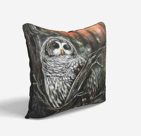 Housse de coussin - Chouette