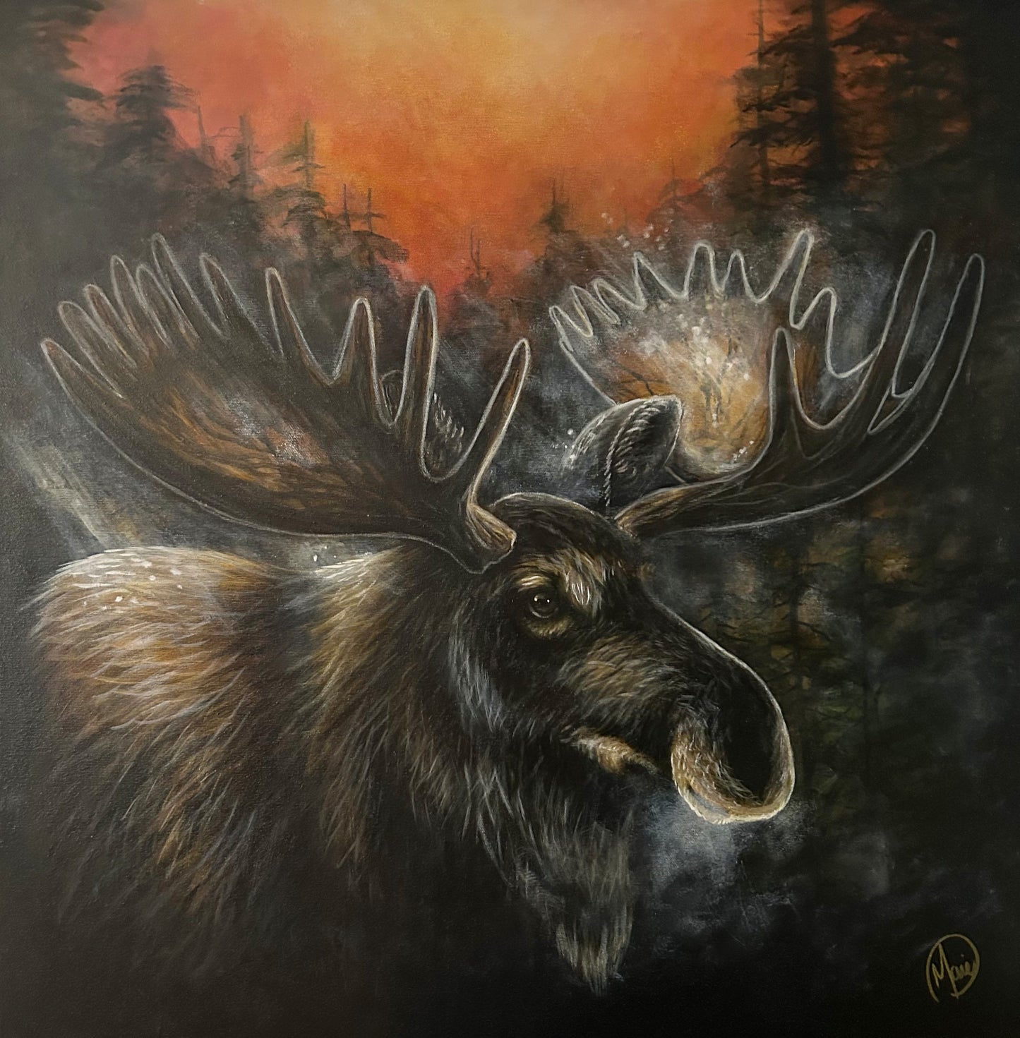 Cushion cover - Moose