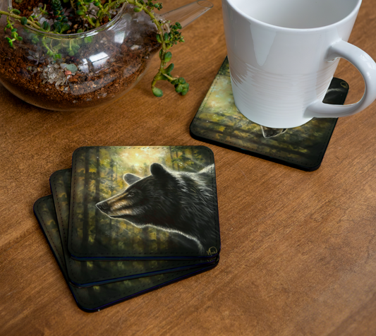 4 Sous-verres Ours