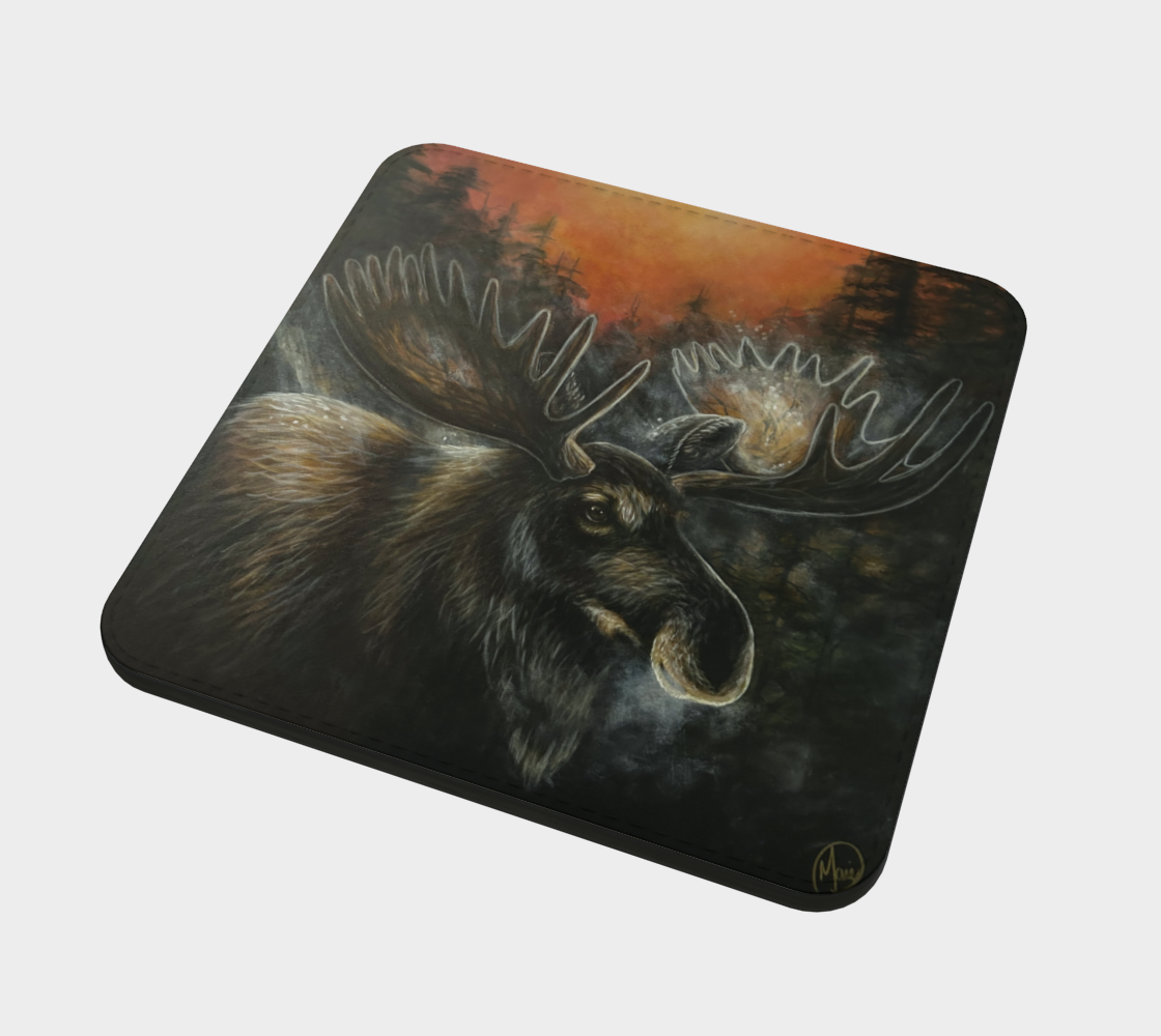 4 Sous-verres Orignal